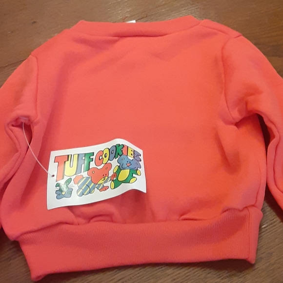 Tuff Cookies infant orange embellished sweatshirt - Picture 4 of 4